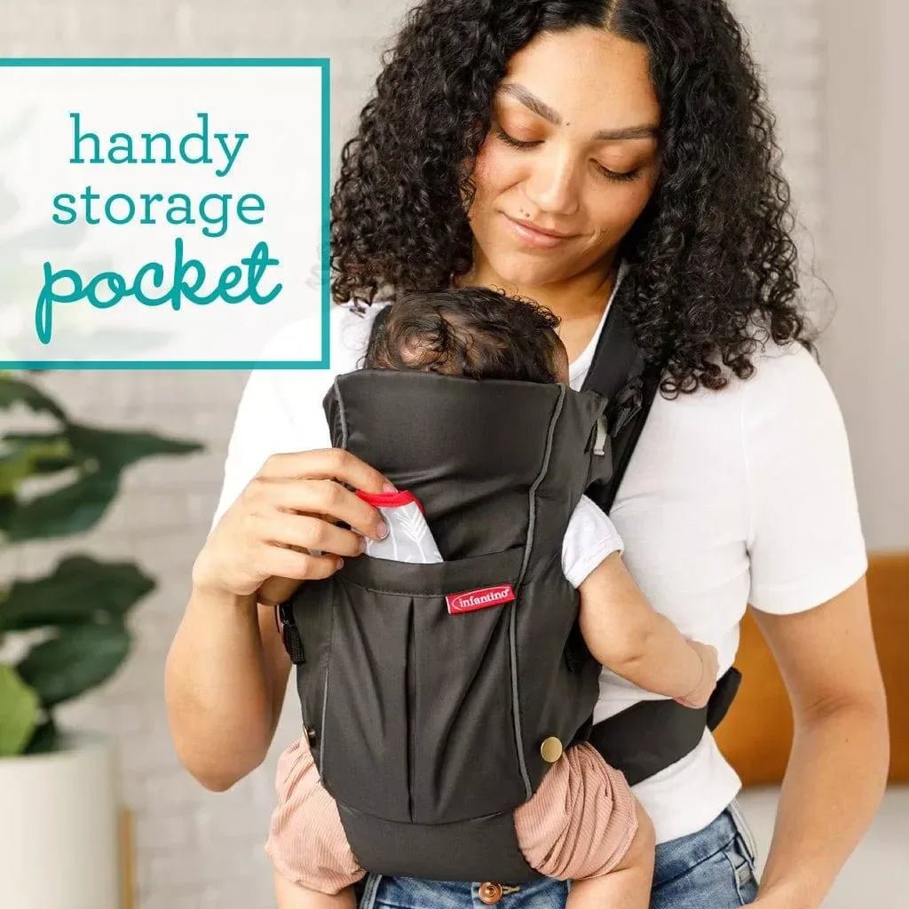 Infantino Swift Carrier with Pocket – Grey - Adenzo Comfies