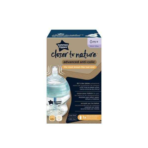 Tommee Tippee Closer to Nature Newborn Om+ Baby Bottles 5oz/150ml - Adenzo Comfies
