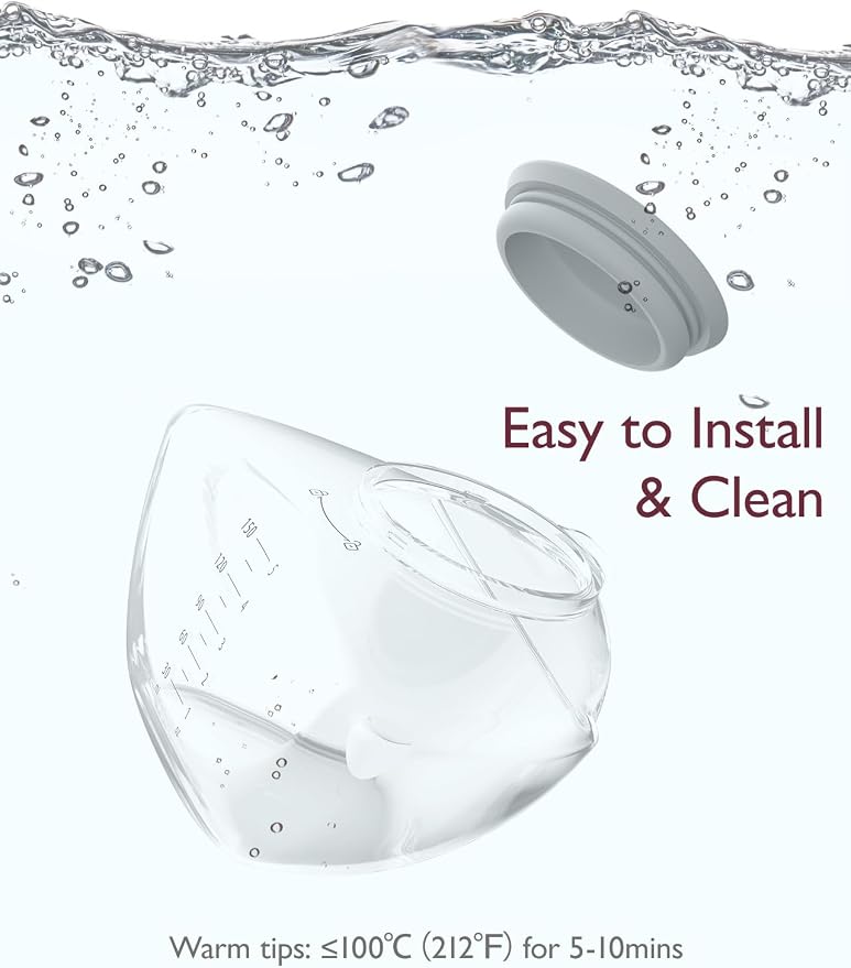 Momcozy Milk Collector for Mobile Flow | M9 Upgrade, Original Mobile Flow | M9 Upgrade Breast Pump Replacement Accessories, 1 PC. - Adenzo Comfies
