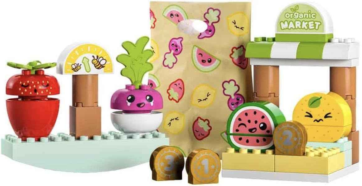 LEGO Duplo My First Duplo Yusai Market 10983 Toy Blocks Present for Toddlers Babies Pretend Play Boys Girls 1.5 Years Old and Up