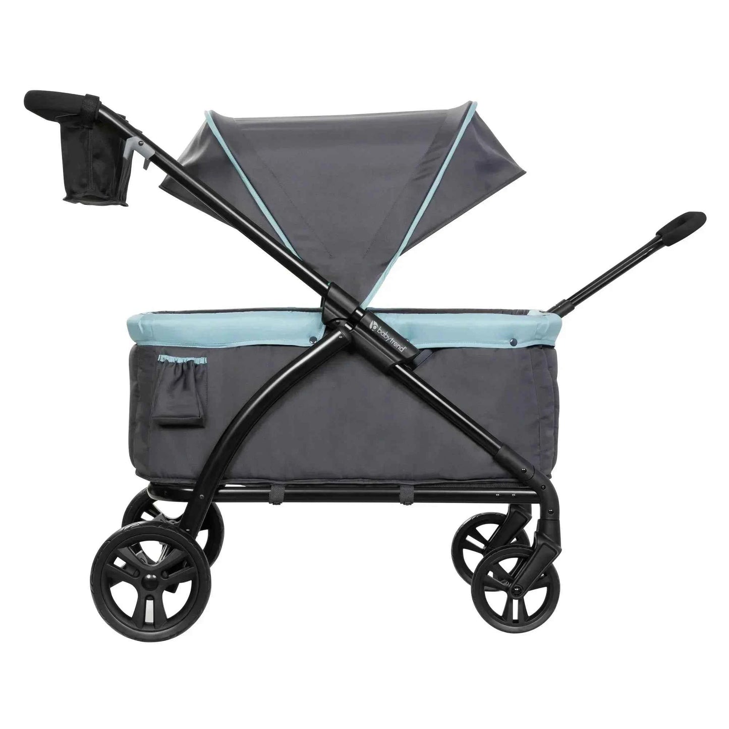 Baby Trend Tour LTE 2 - in - 1 Wagon Stroller, Compact Fold, Blue - Adenzo Comfies