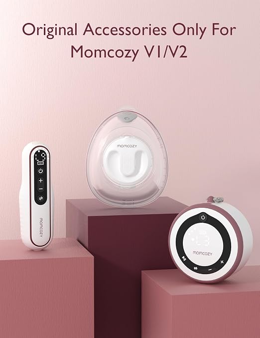 Momcozy Complete Kit for Momcozy V1 Pro/V2 Breast Pump (Max 220ml, with 27mm Double Sealed Flange)