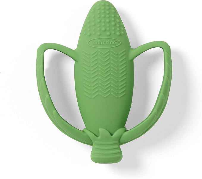 Infantino Lil' Nibbles Textured Silicone Teether. - Adenzo Comfies