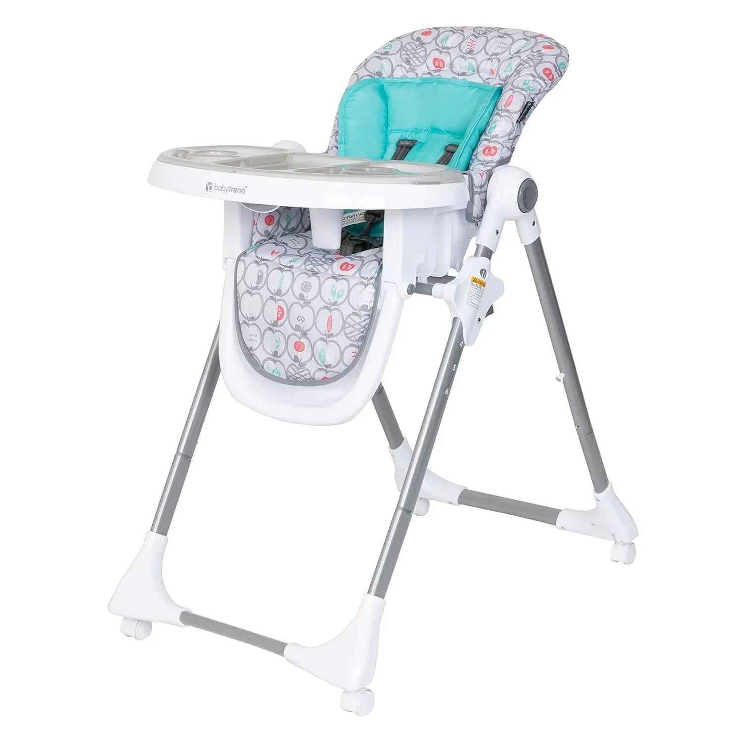 Baby Trend Aspen ELX High Chair – Farmers Market Design, Model D5SB, Adjustable 3 - Position Tray - Adenzo Comfies