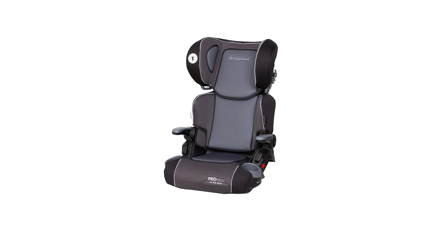 Baby Trend Protect 2-in-1 Folding Booster Car Seat, Aqua Tech, Riley, And Grey Tech