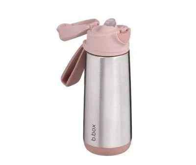B.box Insulated Straw and Spout Water Bottle, Leak - Proof Tumbler with Lid & Straw for Travel - 500 ml Capacity - Adenzo Comfies