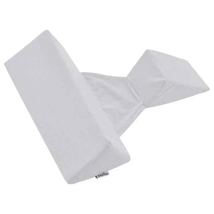 Babyjem Side Sleep Pillow, Grey, 0+ Months, Lightweight Infant Pillow, Ergonomic Support, Breathable Cotton Fabric - Adenzo Comfies