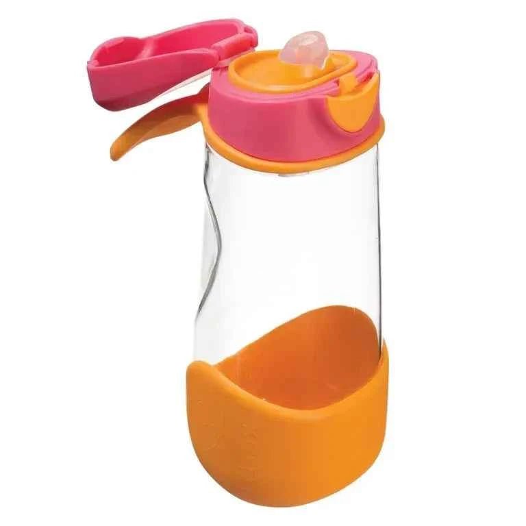 B.Box Sport Spout Kids Water Bottle 450ml | Leakproof, Durable, Easy Grip Tritan Drink Bottle with Tilt & Sip Spout |12m+ - Adenzo Comfies
