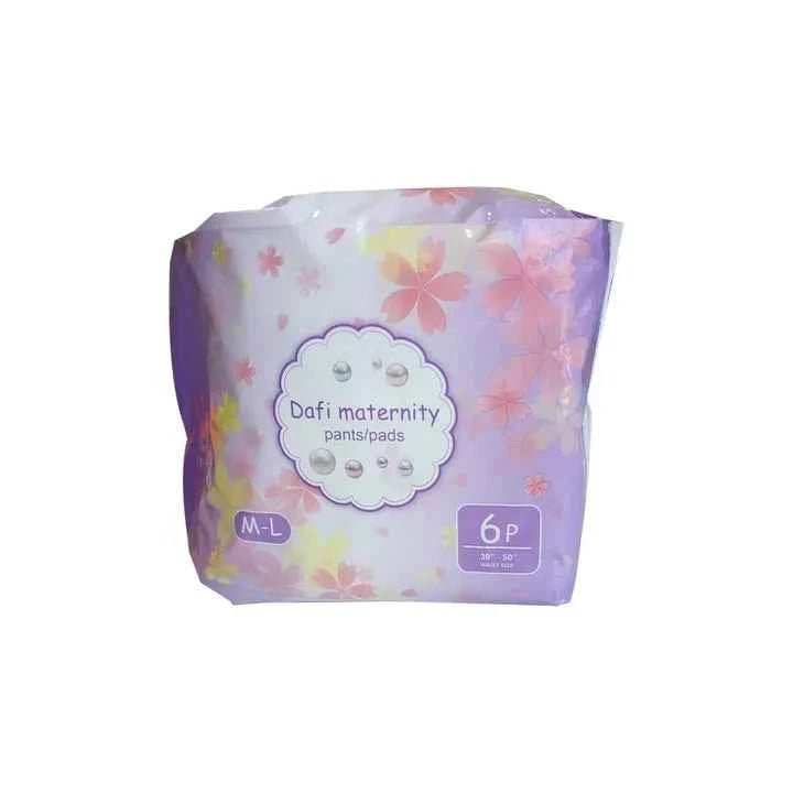 Dafi Disposable Maternity Pants/Pads – Size M‑L, Breathable Mesh - Adenzo Comfies