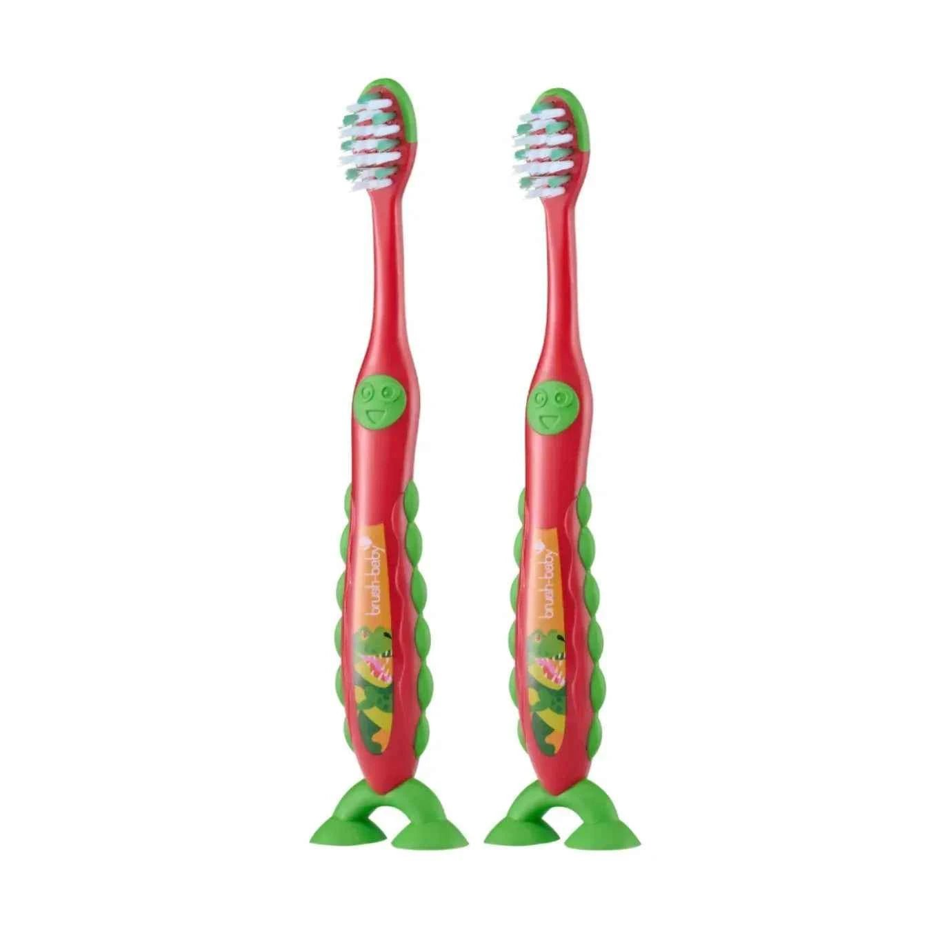 Brush Baby - Flossbrush 3 - 6 yrs Mixed Colours - Adenzo Comfies