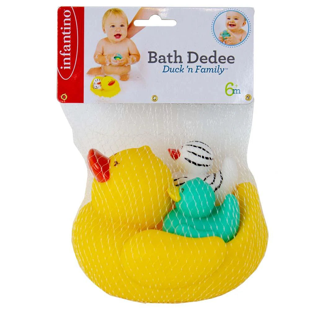 Infantino Bath Duck’N Family – Baby Bath & Play Toy Set 6M+