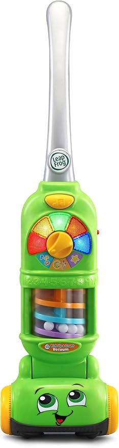 LeapFrog Pick Up & Count Vacuum, Role Play Toy with Lights, Colours & Counting, Pick Up Counters in Three modes of play, Learning Toy for Toddlers, Gift for ages 2, 3, 4+ Years, English Version