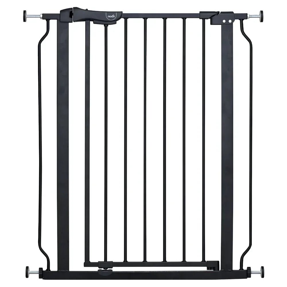 MOON Secura Safety Gate without extension,Child Stair Gate for Widths 75 to 85 cm, Dog Safety Gate One - Handed Opening to Both Sides, Metal - Adenzo Comfies