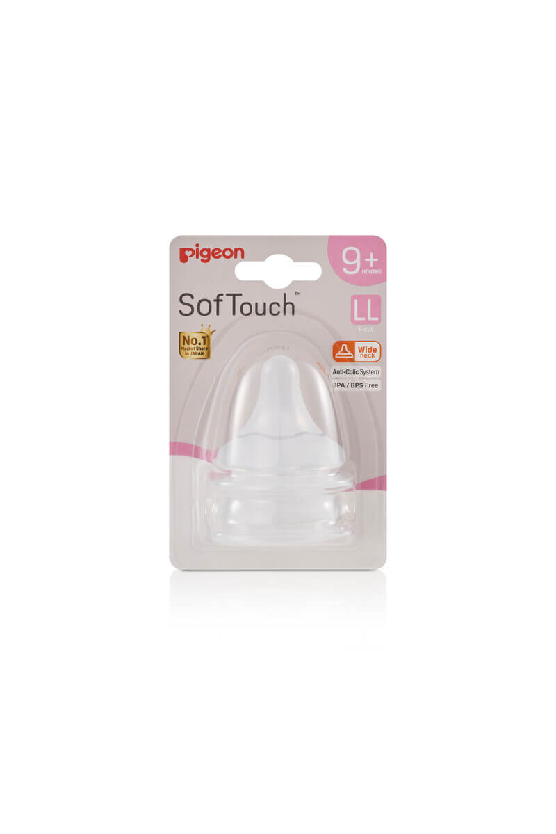 Nipple for SofTouch Nursing Bottle pck 2pcs -S (WN3)