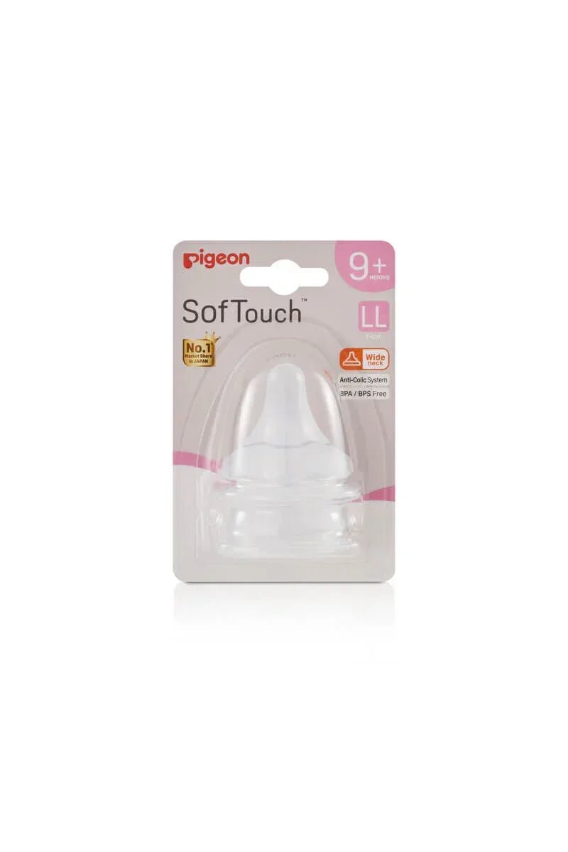 Nipple for SofTouch Nursing Bottle pck 2pcs - S (WN3) - Adenzo Comfies