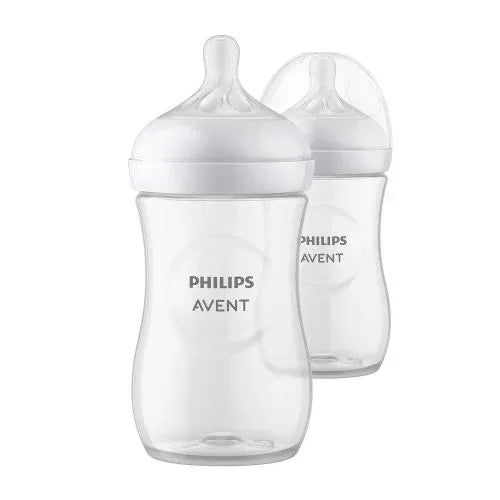 Philips AVENT SCY903/02 Natural Baby Bottle 3.0, 9oz/260ml, Anti - Colic, BPA - Free, Easy - to - Clean, Pack of 2 - Adenzo Comfies