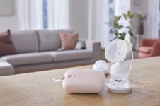 Philips Avent Single Electric Breast Pump SCF395/11 – Comfortable, Efficient, Portable Breastfeeding Solution with Soft Cushion and Easy-to-Clean Design