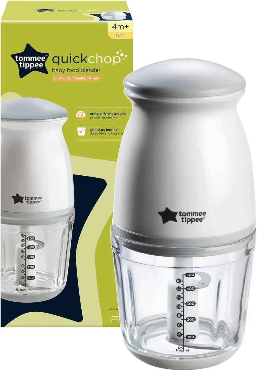Tommee Tippee Baby Food Blender - Quick - Chop Mini Baby Food Processor and Chopper - Adenzo Comfies