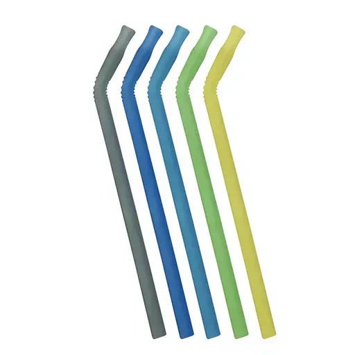 B.box Reusable Silicone Straws for Kids – Pool Party (5 - Pack, BPA - Free & Eco - Friendly) - Adenzo Comfies