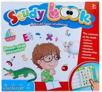 Study Book – Intellectual Learning Toy for Kids (Ages 3+) - Adenzo Comfies
