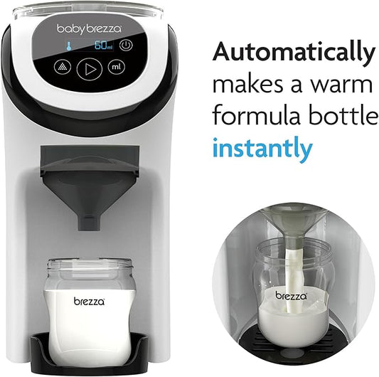 Baby Brezza Formula Pro Mini Baby Formula Maker – Small Baby Formula Mixer Machine Fits Small Spaces and is Portable for Travel – Bottle Makers Makes The Perfect Bottle for Your Infant On The Go