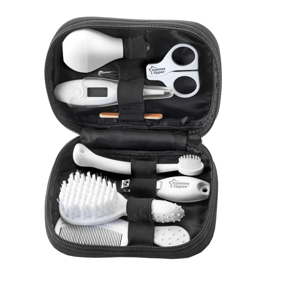 Tommee Tippee Healthcare Kit – 9‑Piece Baby Grooming & Healthcare Essentials, Infant/Toddler, Unisex