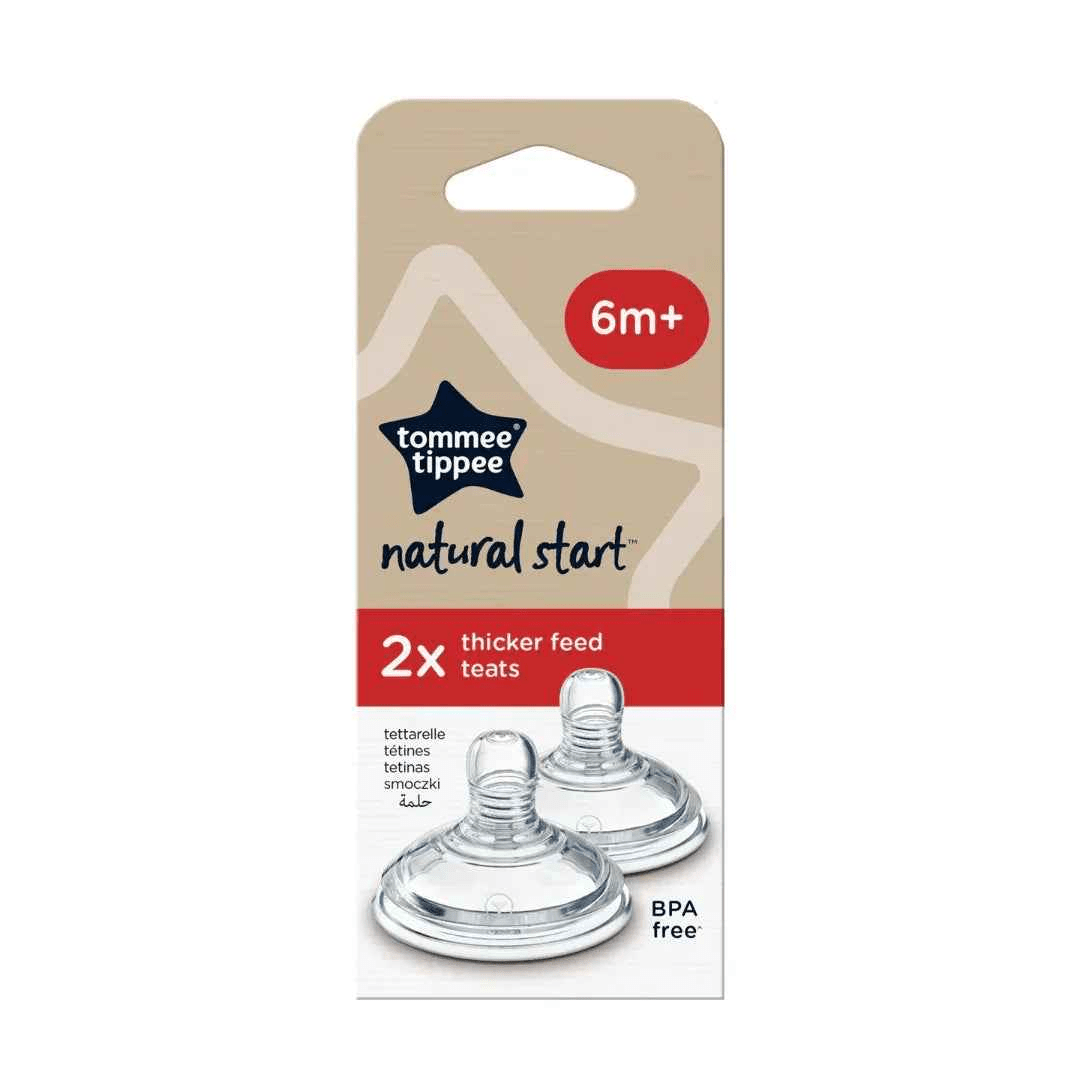 Tommee Tippee Natural Start Teat Variety 2 Pack – Flow Options - Adenzo Comfies