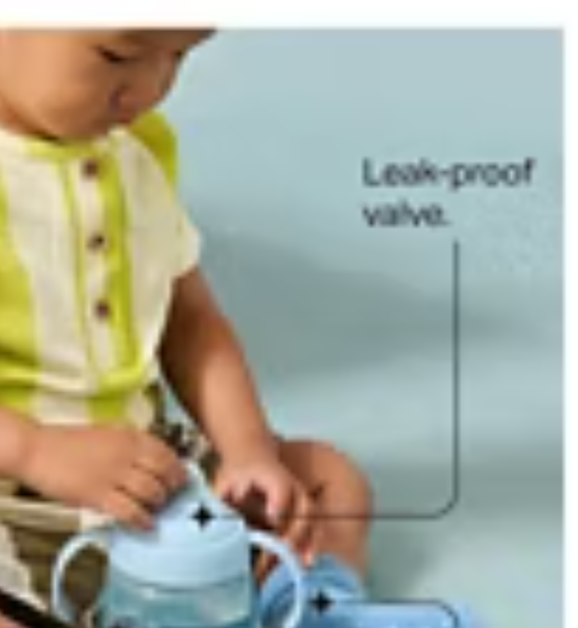 Tommee Tippee Trainer Straw Cup – 6M+, 240ml Assorted, Soft Silicone Straw, BPA‑Free Baby Training Cup