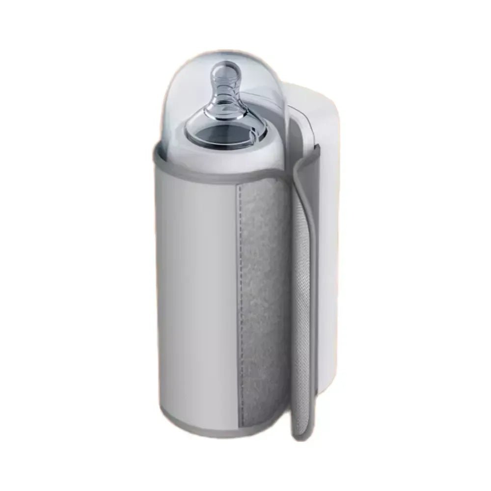 Rechargeable Portable Baby Bottle Warmer with LED Display | 6 Temperature Settings | Travel - Friendly Bottle Heater for Breastmilk & Formula - Adenzo Comfies