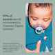 Tommee Tippee Night Time Soother 0-6M X2.