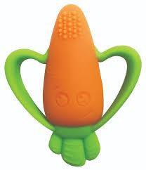 Infantino Silicone Good Bites Textured Carrot Teether – Infant - Adenzo Comfies