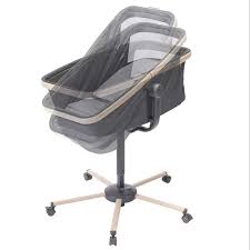 Maxi -Cosi Alba Beyond ,All-in-One Functionality: Serves as a bassinet (newborn), recliner, and highchair (with Meal Kit).