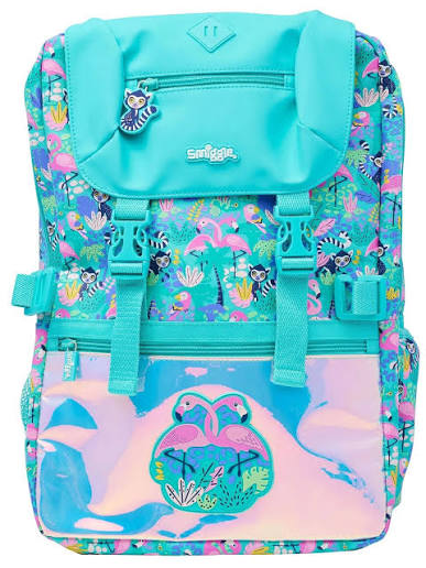 Bear Hugs SMGL Limitless Attach Foldover Backpack for Kids | Lightweight Adjustable School Bag | Fun Foldover Design | Durable Travel & Activity Backpack.