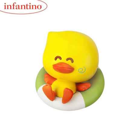Infantino - Bath Duck Squirt & Temperature Tester - Yellow. - Adenzo Comfies