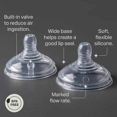 Tommee Tippee Natural Start Thick Feed Teats x 2.