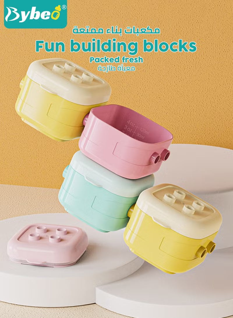 4Pcs Food Storage Containers 4Oz Airtight And Leakproof Food Containers Food