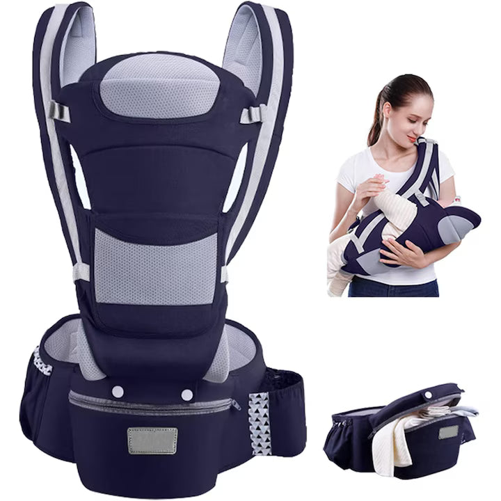 Multifunctional baby carrier , for newborns to toddlers.