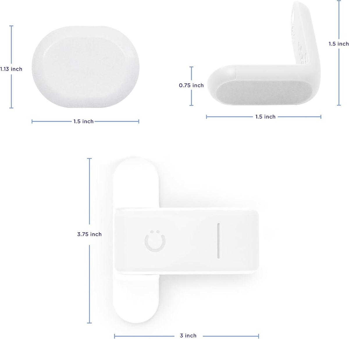 Ubbi Baby Safety Bundle, White | Safeguarding & Baby Proofing Set, Includes 36 Outlet Covers, 16 Table Corner Protectors & 2 Pinch Guards, Child Safety Kit. - Adenzo Comfies