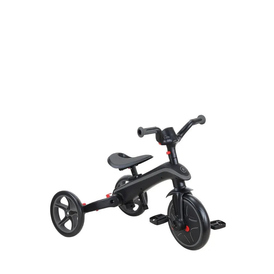 Doona Liki Trike S5 - Premium Foldable Trike for Toddlers, Kids/Baby Tricycle Stroller with Cushion Seat, UPF 50+ Sun Protection & Harness, Parental Control, Ages 10 Months to 3 Years, Midnight,Black - Adenzo Comfies