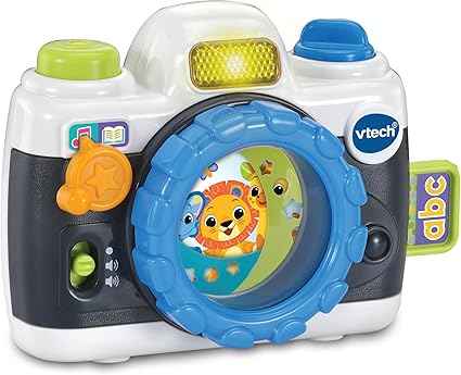 VTech Snap & Smile Camera, Toy Camera for Pretend Play, Interactive Toy with Songs & Melodies, Develops Motor Skills, Gift for Ages 12, 18, 24 Months+, English Version