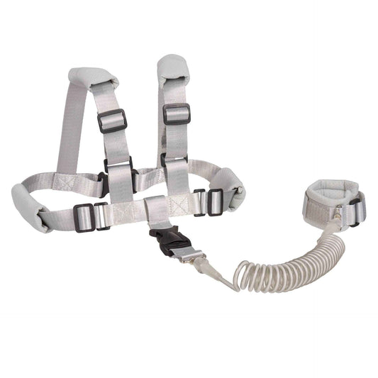 Dooky Safety Harness Set with Wristband – Black, 2.5m Range (6–36 Months)