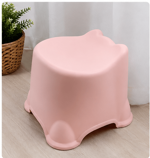 Tenbabe Plastic Step Stool for Kids – Lightweight, Durable Bathroom & Home Stool - Adenzo Comfies