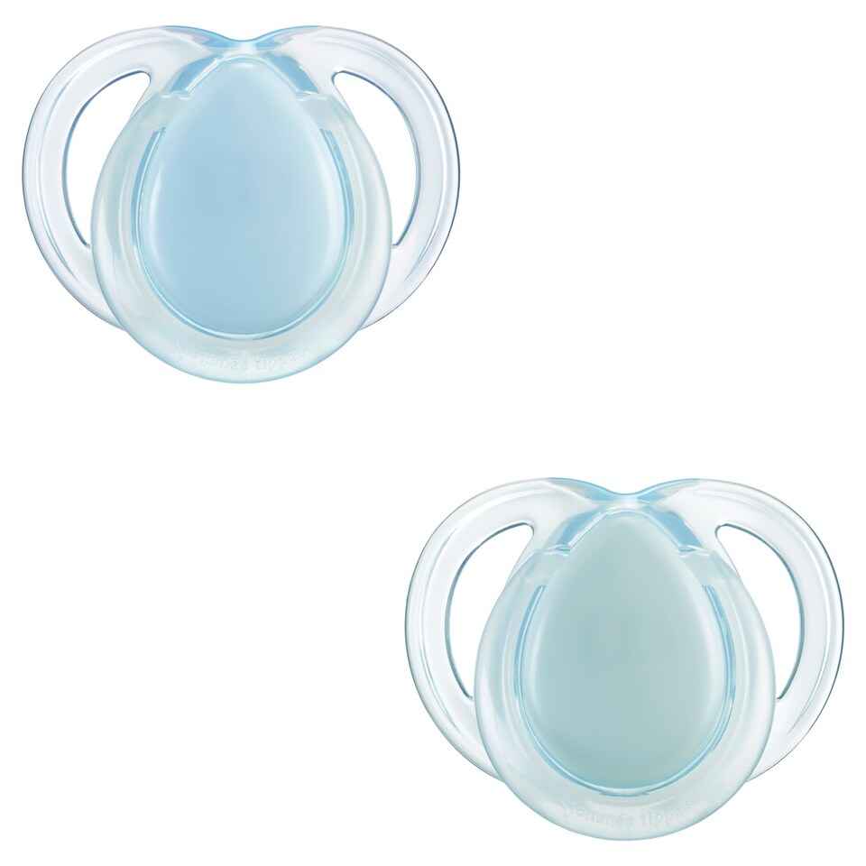 Tommee Tippee  Night Time  Soother 0-6M X2.