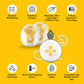 Medela Swing Maxi Hands-Free Pump - Ultimate Double Electric Solution with USB Charger