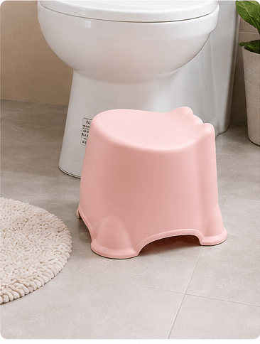 Tenbabe Plastic Step Stool for Kids – Lightweight, Durable Bathroom & Home Stool - Adenzo Comfies