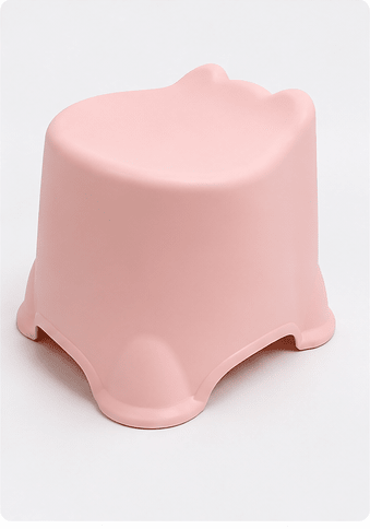Tenbabe Plastic Step Stool for Kids – Lightweight, Durable Bathroom & Home Stool - Adenzo Comfies