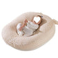 Muslin Baby Lounger Cover with Snuggle Me Lounger, Infant Lounger Pillow. - Adenzo Comfies
