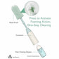 Momcozy Baby Bottle Cleaning Kit - 7 in 1 Bottle Brush Set with Silicone, Nipple, Straw Brushes, Soap Dispenser, and Drying Rack - Adenzo Comfies