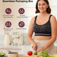 Momcozy DEX - 4-in-1 Hands Free Seamless Stretch Fabric Pumping Bra XL .