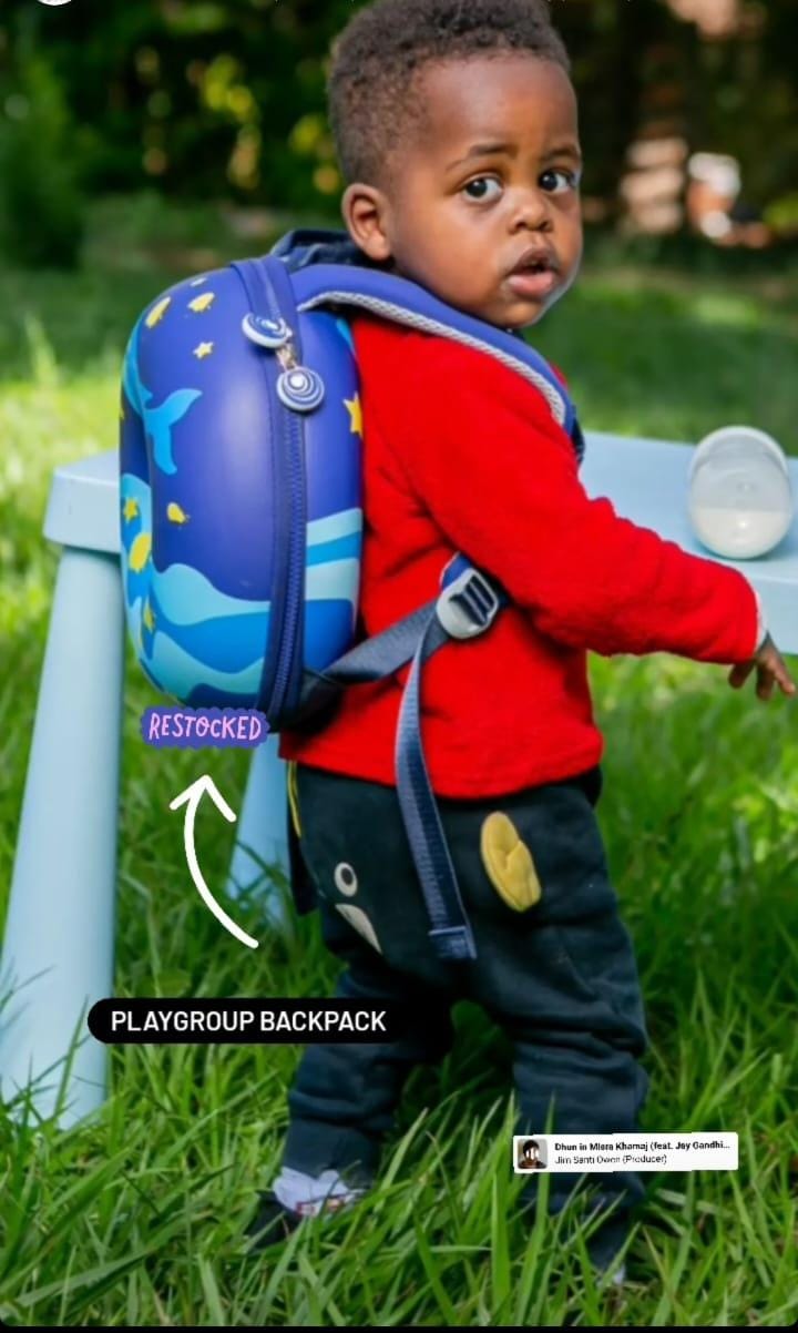 Blue tree School Bag for Cute Kids for (3-5 Years), Nursery Soft Plush Yellow Duck Bag for toddlers, Mini Animal Backpack . - Adenzo Comfies
